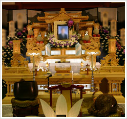 白木祭壇装飾例